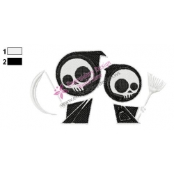 The Grim Adventures of Billy and Mandy Embroidery Design